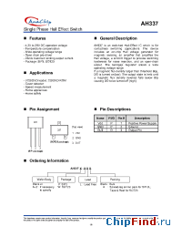 Datasheet AH337-L manufacturer Anachip