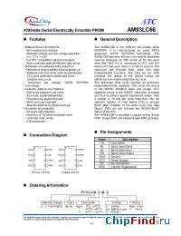 Datasheet AM93LC66 manufacturer Anachip