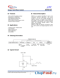 Datasheet ATS137A-WLA-B manufacturer Anachip
