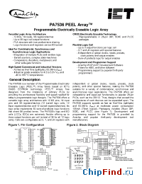 Datasheet PA7536SI-15 manufacturer Anachip