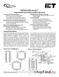 Datasheet PA7572FI-20 manufacturer Anachip