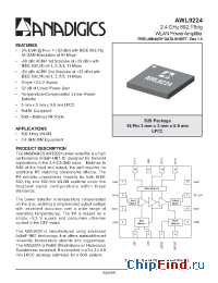 Datasheet EVA9224RS28 manufacturer Anadigics