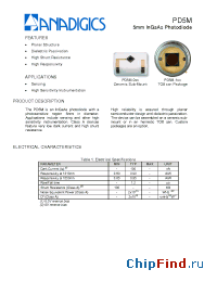 Datasheet PD5M-1XX manufacturer Anadigics