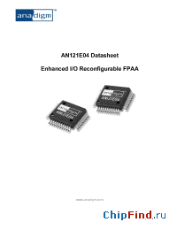 Datasheet AN121E04-QFPSP manufacturer Anadigm