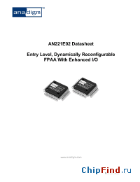 Datasheet AN221E02-QFPSP manufacturer Anadigm