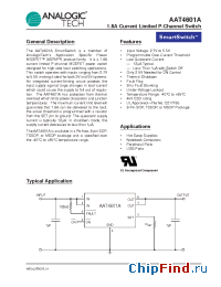 Datasheet AAT4601AIAS-T1 manufacturer Analogic