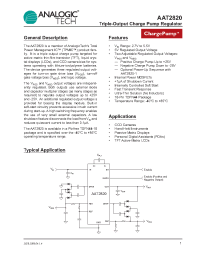 Datasheet AAT2820IXN-5.0-1-T1 manufacturer AnalogicTech