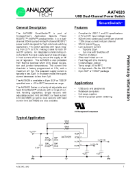 Datasheet AAT4626IHS-B1 manufacturer AnalogicTech