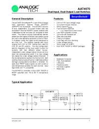 Datasheet AAT4670IHS-B1 manufacturer AnalogicTech