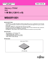 Datasheet MB85R1001 manufacturer AnalogicTech