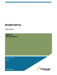 Datasheet MC68HC05P4A manufacturer AnalogicTech