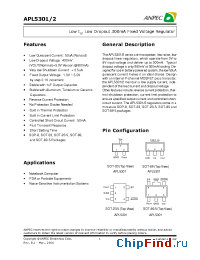 Datasheet APL5301-28A manufacturer Anpec