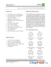 Datasheet APL5308-25DC manufacturer Anpec