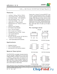 Datasheet APL5501-13DC manufacturer Anpec