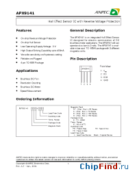 Datasheet APX9141BEE-PBL manufacturer Anpec