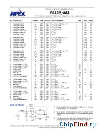 Datasheet PA12M manufacturer Apex