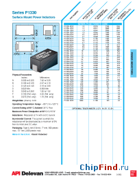 Datasheet P1330-122K manufacturer API Delevan