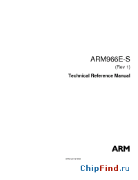 Datasheet ARM966E-S manufacturer ARM