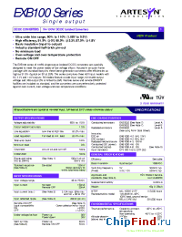 Datasheet EXB100-48S1V8 manufacturer Artesyn