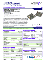 Datasheet EXB30-48S2V5 manufacturer Artesyn