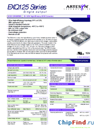 Datasheet EXQ125-48S1V2 manufacturer Artesyn