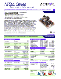 Datasheet NFS25-7608 manufacturer Artesyn