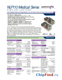 Datasheet NLP110 manufacturer Artesyn
