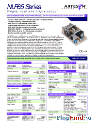 Datasheet NLP65-X610G manufacturer Artesyn