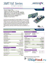 Datasheet SMT15E-05S2V5 manufacturer Artesyn