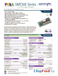 Datasheet SMT30E-12W3V3-TJ manufacturer Artesyn