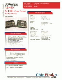 Datasheet ALH80M48 manufacturer Astec