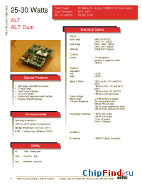 Datasheet ALT01C48 manufacturer Astec