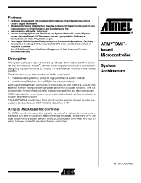 Datasheet ARM7TDMIBASEDMICRCONTROLLERS manufacturer ATMEL