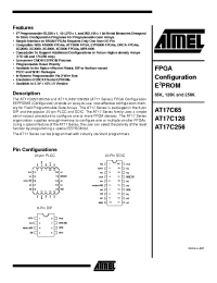 Datasheet AT17C128-10PI manufacturer ATMEL