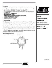 Datasheet AT17C128A-10JC manufacturer ATMEL