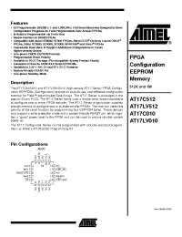Datasheet AT17C512-10I manufacturer ATMEL
