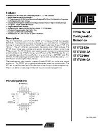 Datasheet AT17C512A manufacturer ATMEL