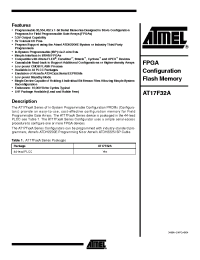 Datasheet AT17F32A-30BJU manufacturer ATMEL