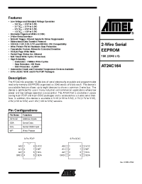 Datasheet AT24C16 manufacturer ATMEL