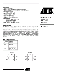 Datasheet AT24C21 manufacturer ATMEL