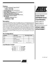 Datasheet AT24C256SC-09CT manufacturer ATMEL