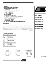 Datasheet AT25HP256 manufacturer ATMEL