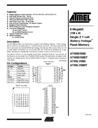 Datasheet AT48BV080-12TC manufacturer ATMEL