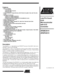 Datasheet AT83C5111-ICSIL manufacturer ATMEL