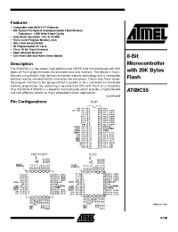 Datasheet AT89C55 manufacturer ATMEL