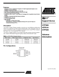 Datasheet ATFS05-CC manufacturer ATMEL