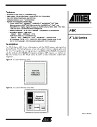 Datasheet ATL25/132 manufacturer ATMEL