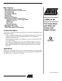 Datasheet Camelia4M manufacturer ATMEL