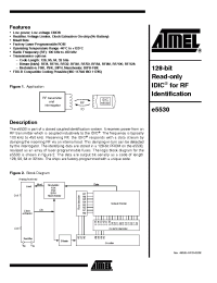 Datasheet E5530 manufacturer ATMEL