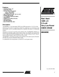 Datasheet M65609E manufacturer ATMEL